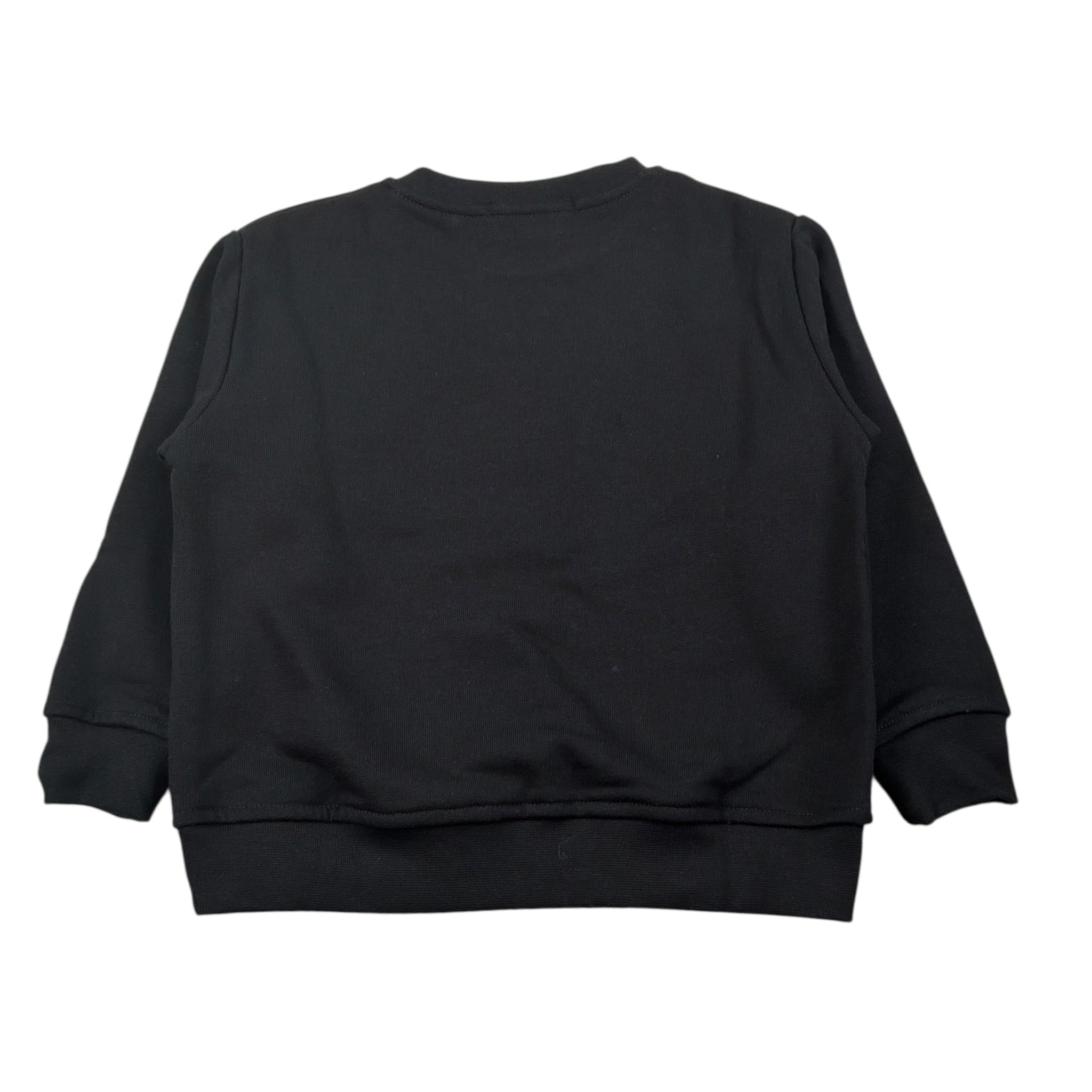 Mousse Felpa Xhiusa Girocollo tinta unita con Stampe Nero per Bambino BROSOCCERJ NERO MOUSSE 