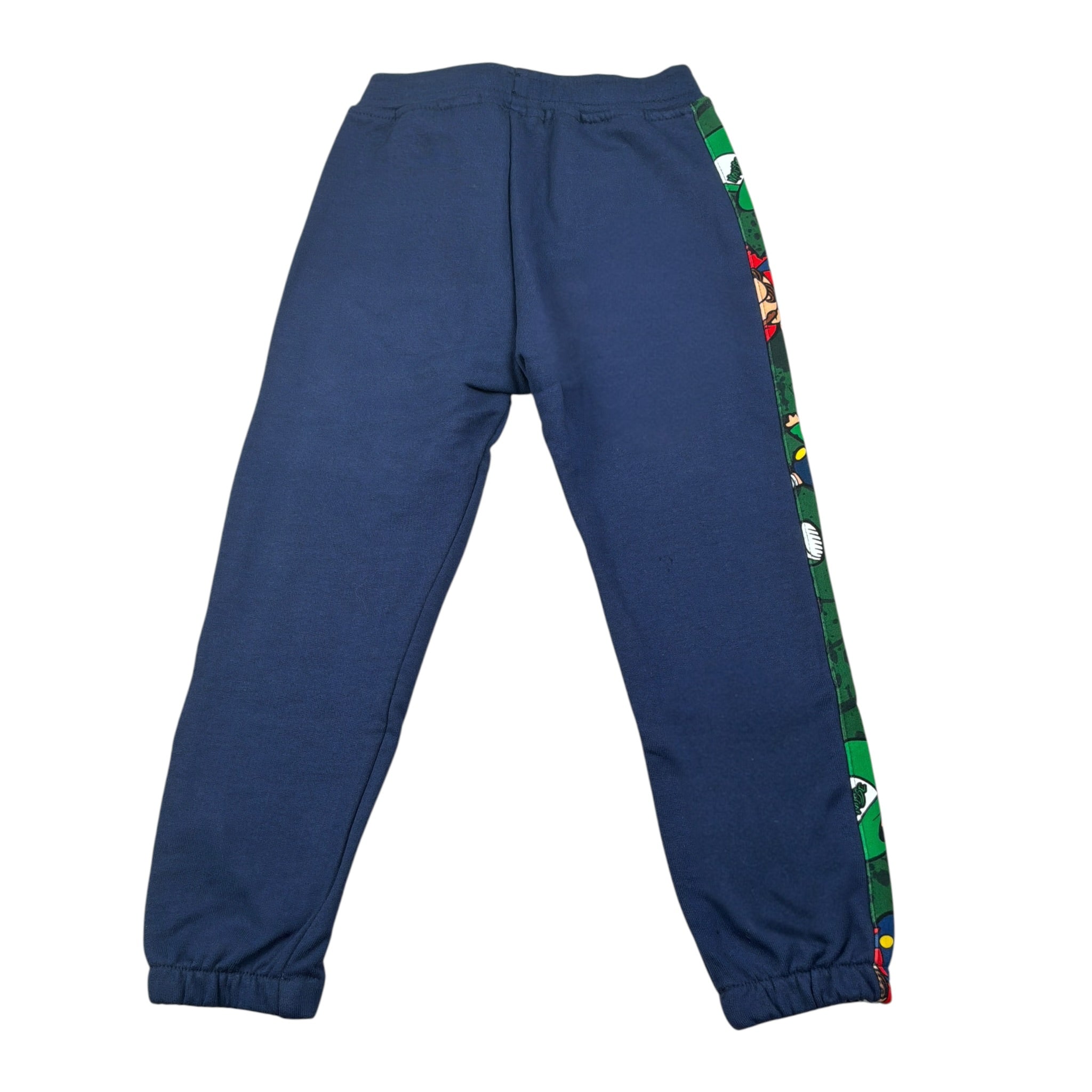 Mousse Pantalone tinta unita con Logo Blu per Neonato BROSON BLU MOUSSE 