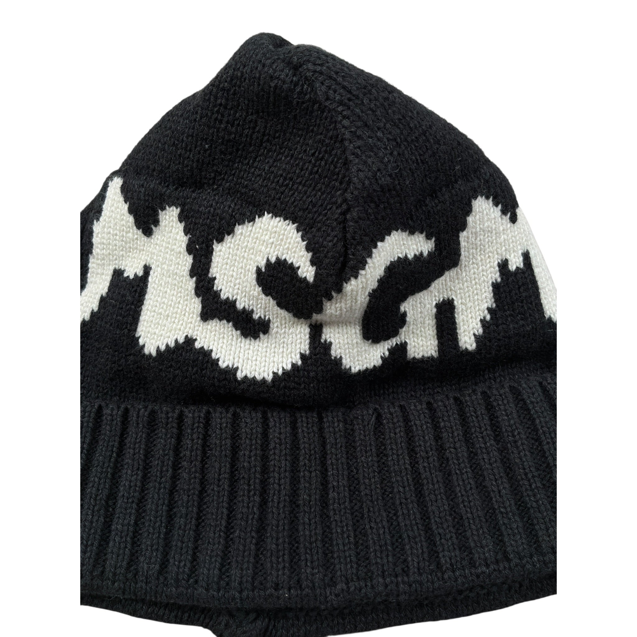 Msgm Cappello tinta unita con Logo Nero per Bambina F4MSJUHT077 NERO MSGM 