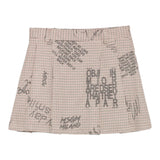 Msgm Gonna tinta unita con Microfantasia Panna per Bambina F5MSJGSK110 PANNA MSGM 