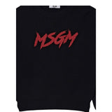 Msgm Maglia tinta unita con Stampa Nero per Bambina F5MSJUJP090X NERO MSGM 