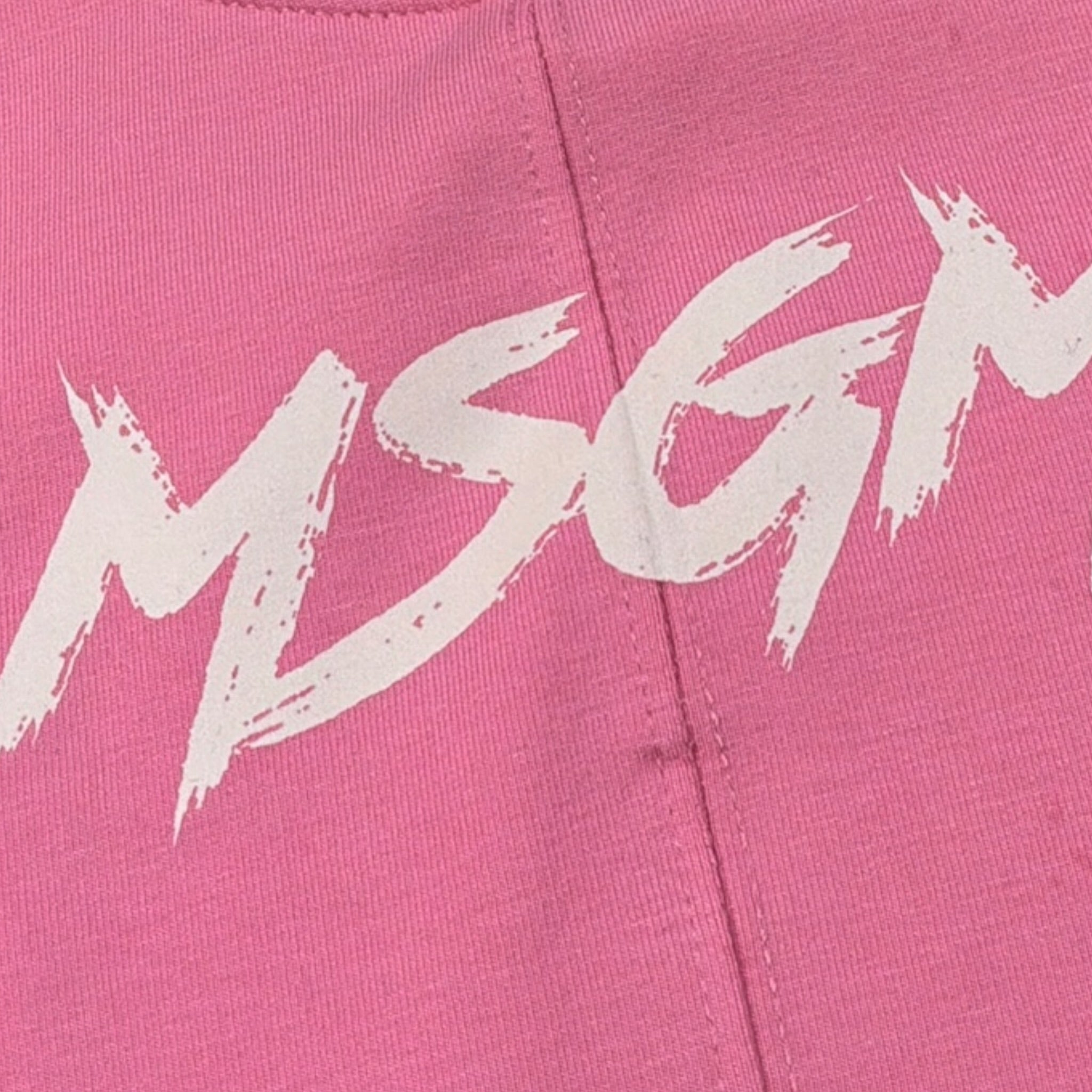 Msgm Abito Modello Felpa tinta unita con Stampa Rosa per Bambina F5MSNGDR287J ROSA MSGM 