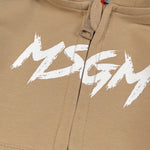 Msgm Completo 2Pz Felpa-Pantalone Beige per Neonato F5MSUNSF281N BEIGE MSGM 