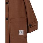 N°21 Cappotto tinta unita con Bottoni Cammello per Bambina N2105C CAMMELLO N°21 