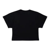 N°21 T-Shirt tinta unita Girocollo con Stampa Nero per Bambina N2105K NERO N°21 