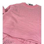 Naida Completo 2 Pezzi Felpa-Pantalone tinta unita Rosa per Bambina NACO055 ROSA NAIDA 