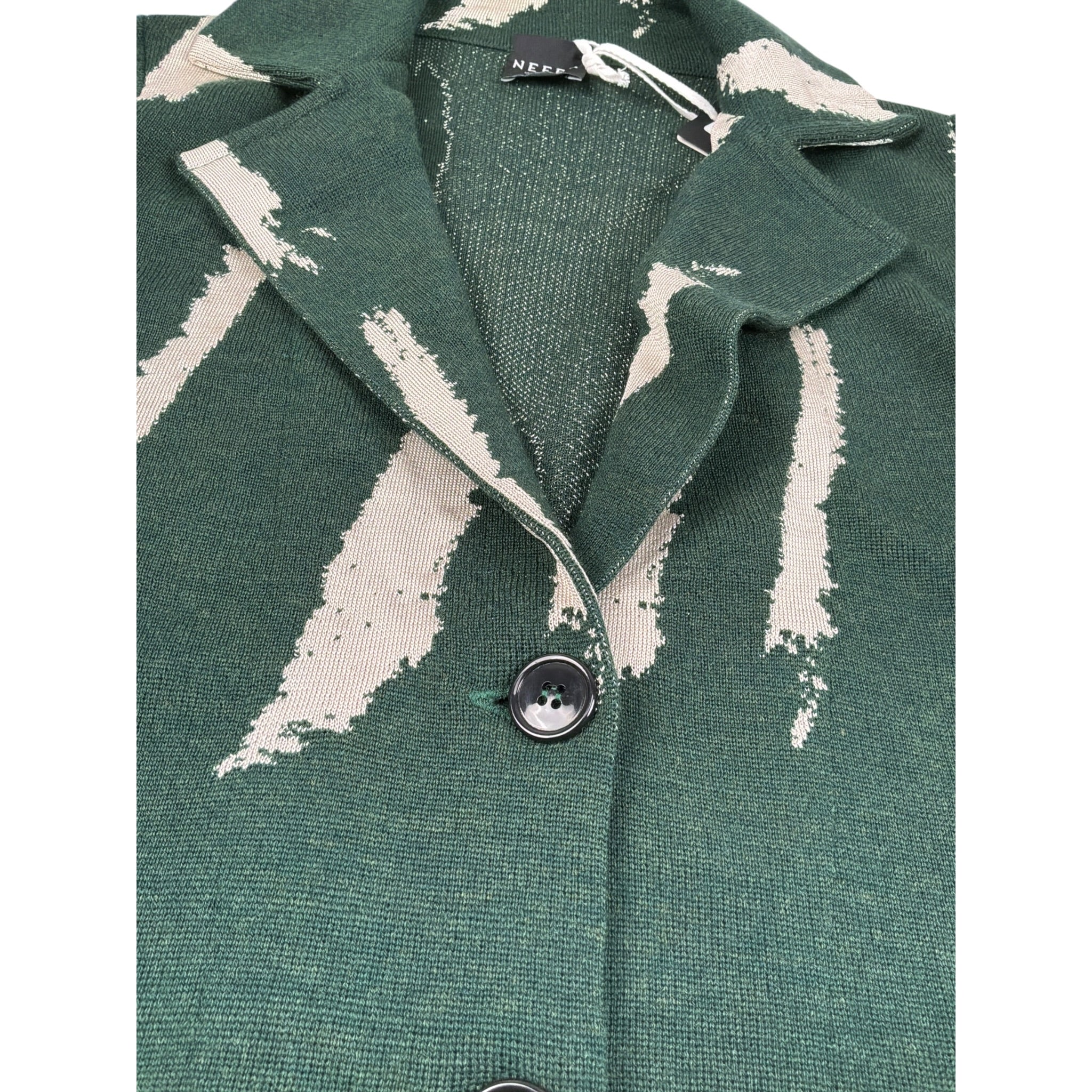 Neera 20.52 Cardigan Lungo tinta unita Verde per Bambina 2520620238 VERDE NEERA 20.52 