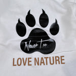 Never Too Shirt Girocollo tinta unita con Stampa Bianco per Bambino NT1840NJ BIANCO NEVER TOO 