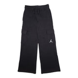 Nike Pantalone Tuta tinta unita con Logo Modello Palazzo Nero per Bambina 45D481 NERO NIKE 