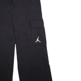 Nike Pantalone Tuta tinta unita con Logo Modello Palazzo Nero per Bambina 45D481 NERO NIKE 