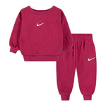 Nike Completo 2 Pezzi Felpa-Pantalone tinta unita Fuxia per Neonata 56M188 FUXIA NIKE 