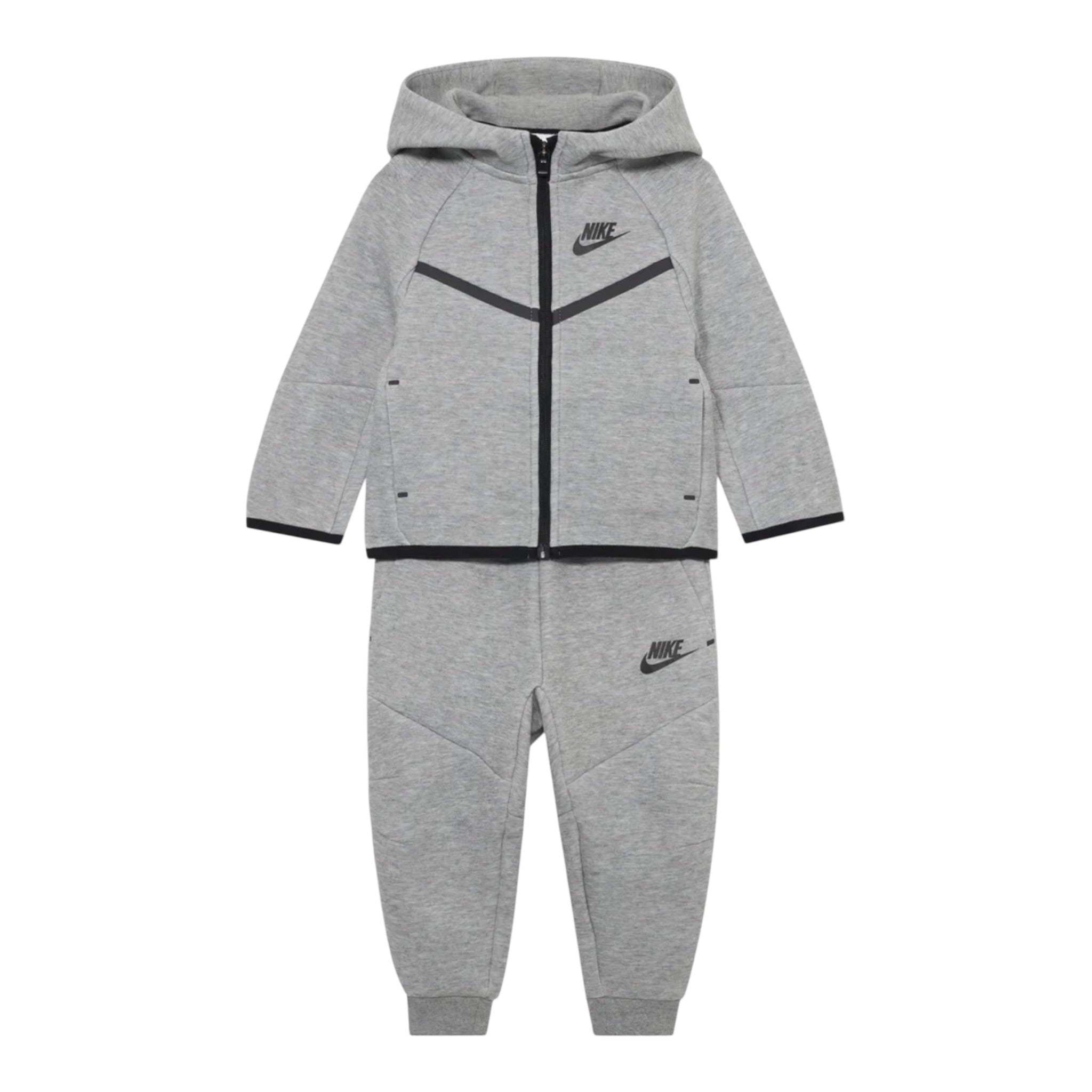 Nike Completo 2 Pezzi Felpa-Pantalone tinta unita Grigio per Neonato 86M880N GRIGIO NIKE 