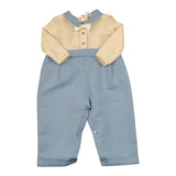 Ninnaoh Pagliaccetto Bicolore con Papillon Panna per Neonato I23241TNP PANNA NINNAOH 