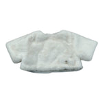 Ninnaoh Abito Cerimonia tinta unita con Tulle-Coprispalle Bianco per Neonata I23AB03 BIANCO NINNAOH 