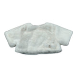 Ninnaoh Abito Cerimonia tinta unita con Tulle-Coprispalle Bianco per Neonata I23AB03 BIANCO NINNAOH 