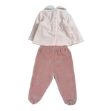 Ninnaoh Completo 2Pz Maglia-Ghettina Rosa per Neonata I25C9 ROSA NINNAOH 