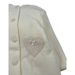 Ninnaoh Cappotto tinta unita con Cappuccio Panna per Neonata I25CAP702X PANNA NINNAOH 