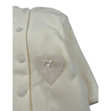 Ninnaoh Cappotto tinta unita con Cappuccio Panna per Neonata I25CAP702X PANNA NINNAOH 
