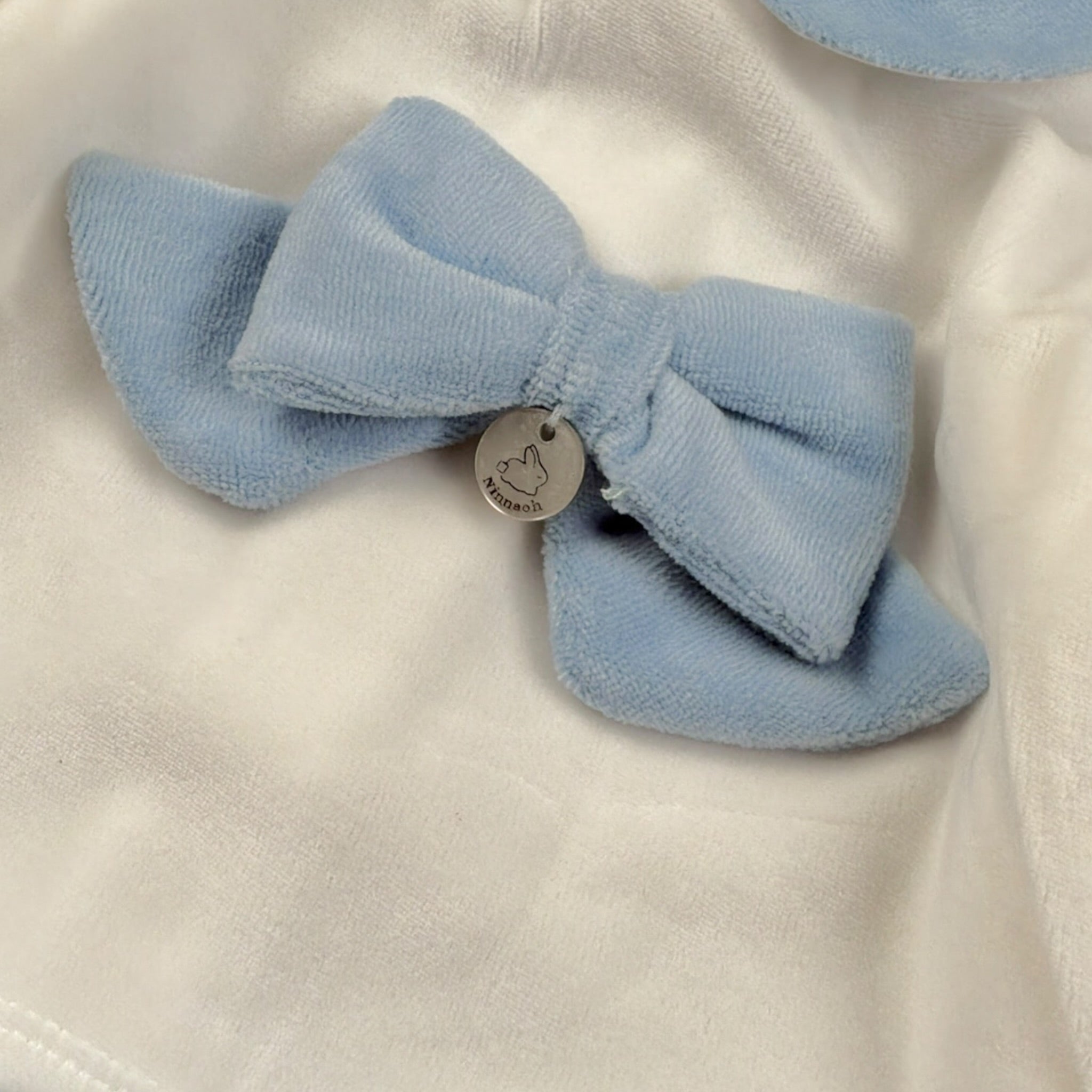 Ninnaoh Completo 2Pz Maglia-Ghettina Bicolore Bianco/Azzurro per Neonata PR219659 BIANCO/AZZURRO NINNAOH 