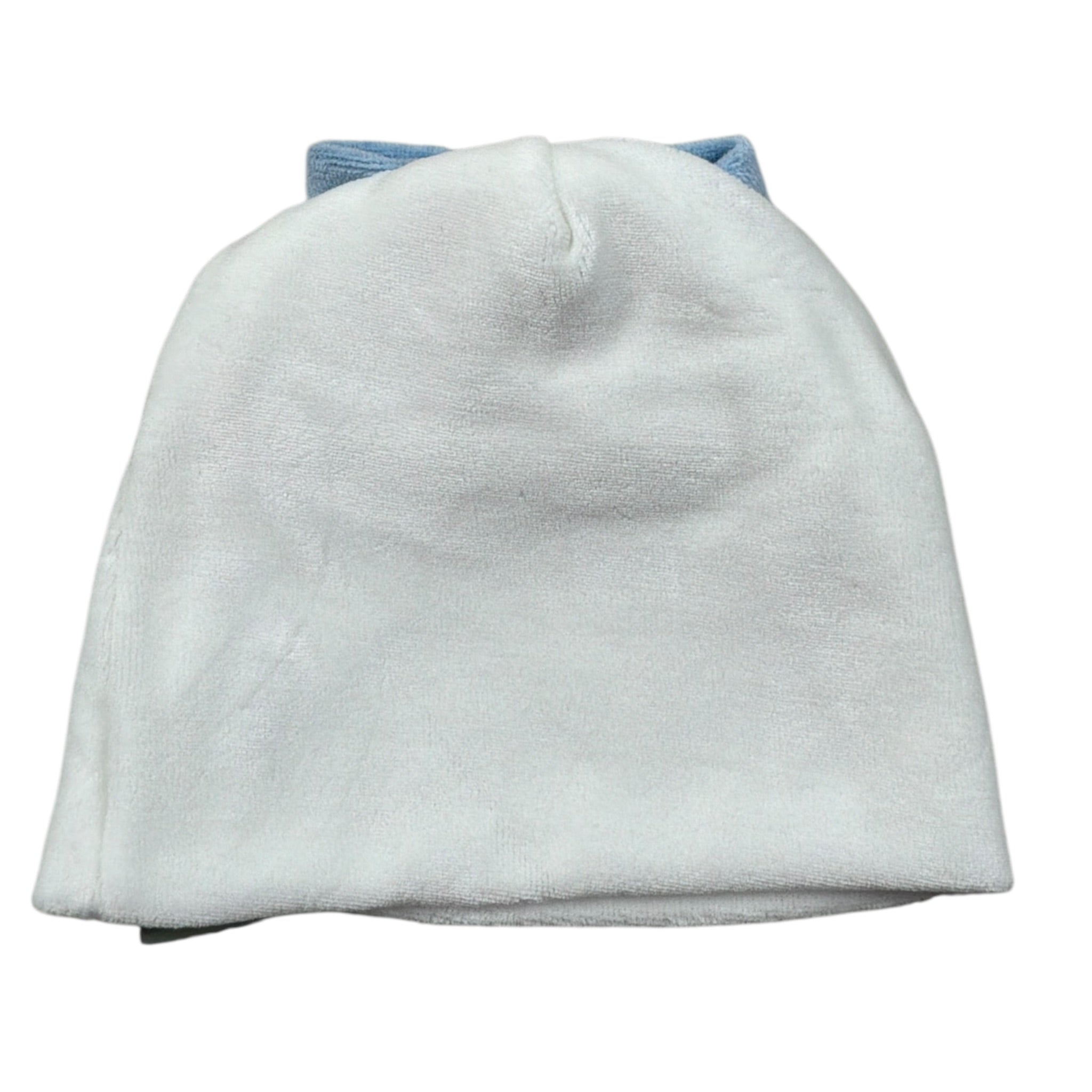 Ninnaoh Cappello tinta unita con Fiocco Bianco/Azzurro per Neonata PR219758 BIANCO/AZZURRO NINNAOH 