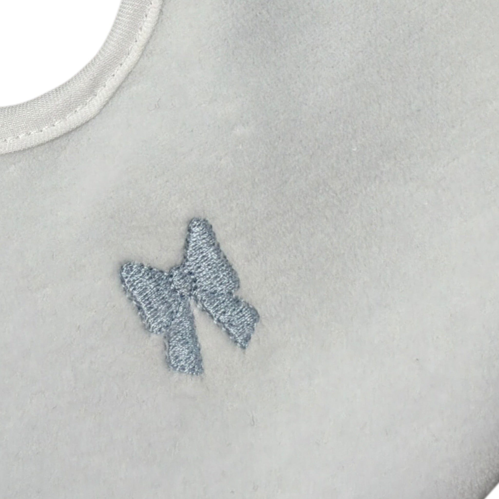 Ninnaoh Bavetta Bicolore con Stampa Bianco/Azzurro per Neonata PR219760 BIANCO/AZZURRO NINNAOH 