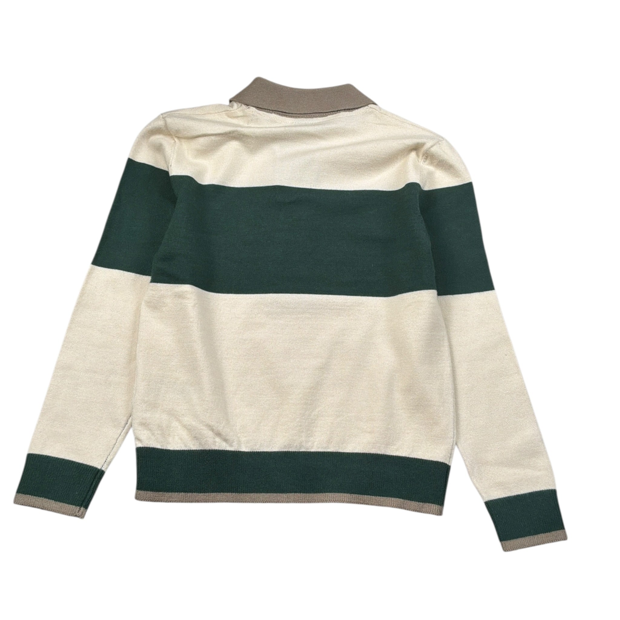 North Sails Polo Bicolore con Fantasia A Righe Panna per Bambino NBA26056PO PANNA NORTH SAILS 