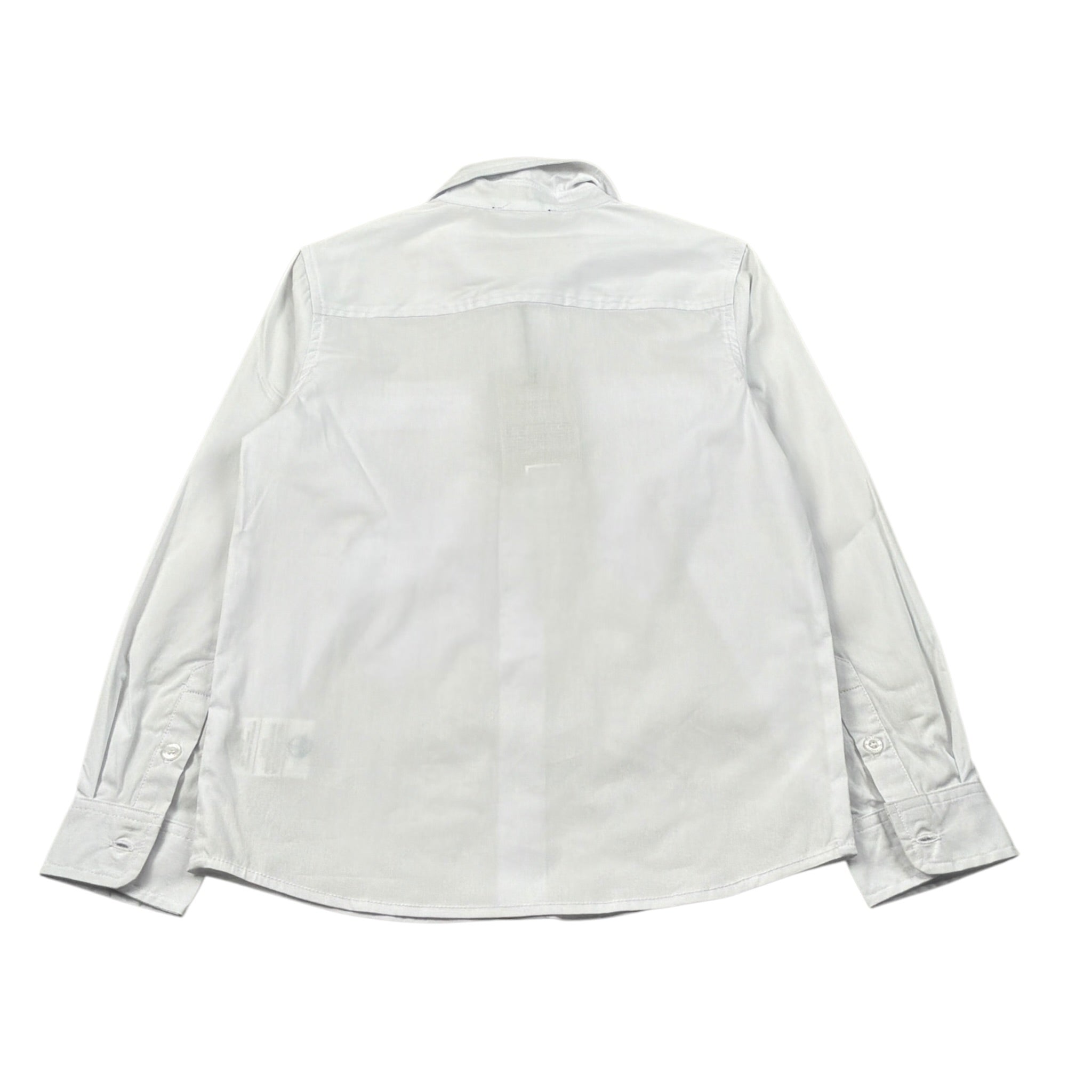 North Sails Camicia Manica Lunga tinta unita con Logo Bianco per Bambino NBA26067CA BIANCO NORTH SAILS 
