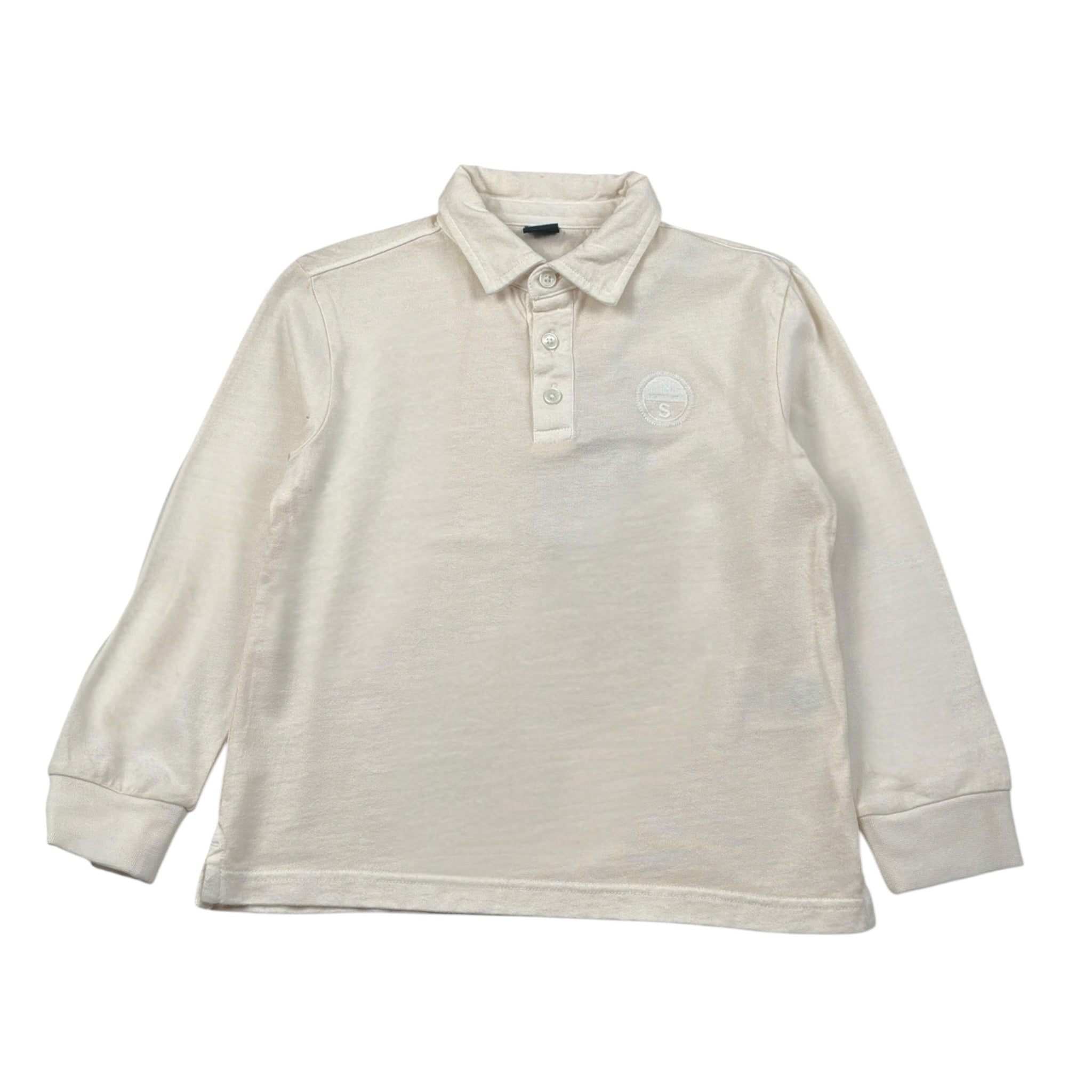 North Sails Polo tinta unita Manica Lunga Panna per Bambino NBA26109PO PANNA NORTH SAILS 