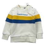 North Sails Felpa tinta unita con Stampa Panna per Neonato NIA26003FE PANNA NORTH SAILS 