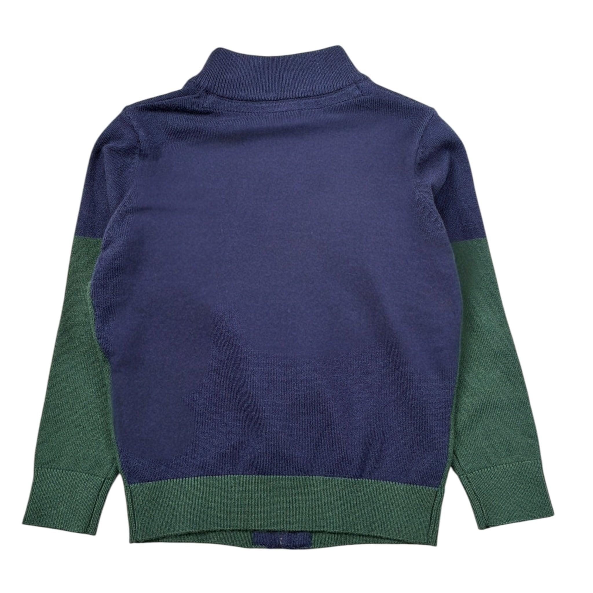 North Sails Maglia Bicolore con Zip Blu per Neonato NIA26018CD BLU NORTH SAILS 