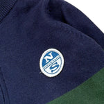 North Sails Maglia Bicolore con Zip Blu per Neonato NIA26018CD BLU NORTH SAILS 