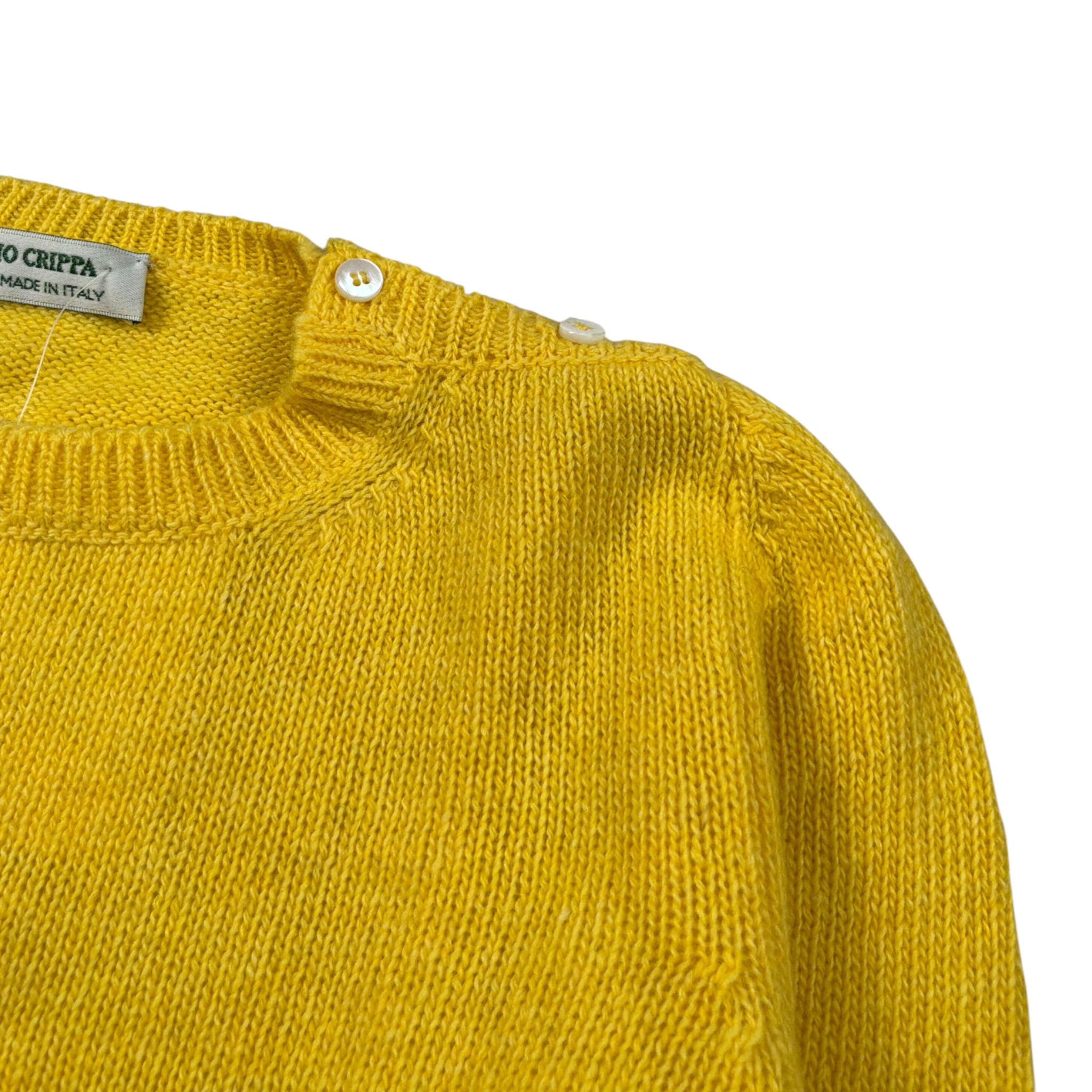 Paio Crippa Maglia Girocollo tinta unita Giallo per Neonato DOBRIACO GIALLO PAIO CRIPPA 