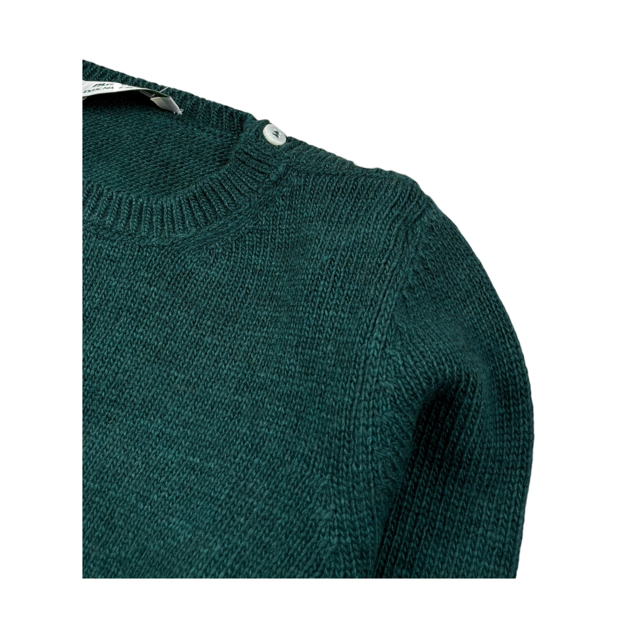 Paio Crippa Maglia Girocollo tinta unita Verde per Neonato DOBRIACO VERDE PAIO CRIPPA 