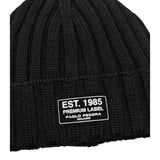 Paolo Pecora Cappello tinta unita con Logo Nero per Bambino PP3509 NERO PAOLO PECORA 