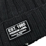 Paolo Pecora Cappello tinta unita con Logo Nero per Bambino PP3509X NERO PAOLO PECORA 