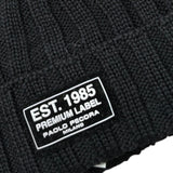 Paolo Pecora Cappello tinta unita con Logo Nero per Bambino PP3509X NERO PAOLO PECORA 