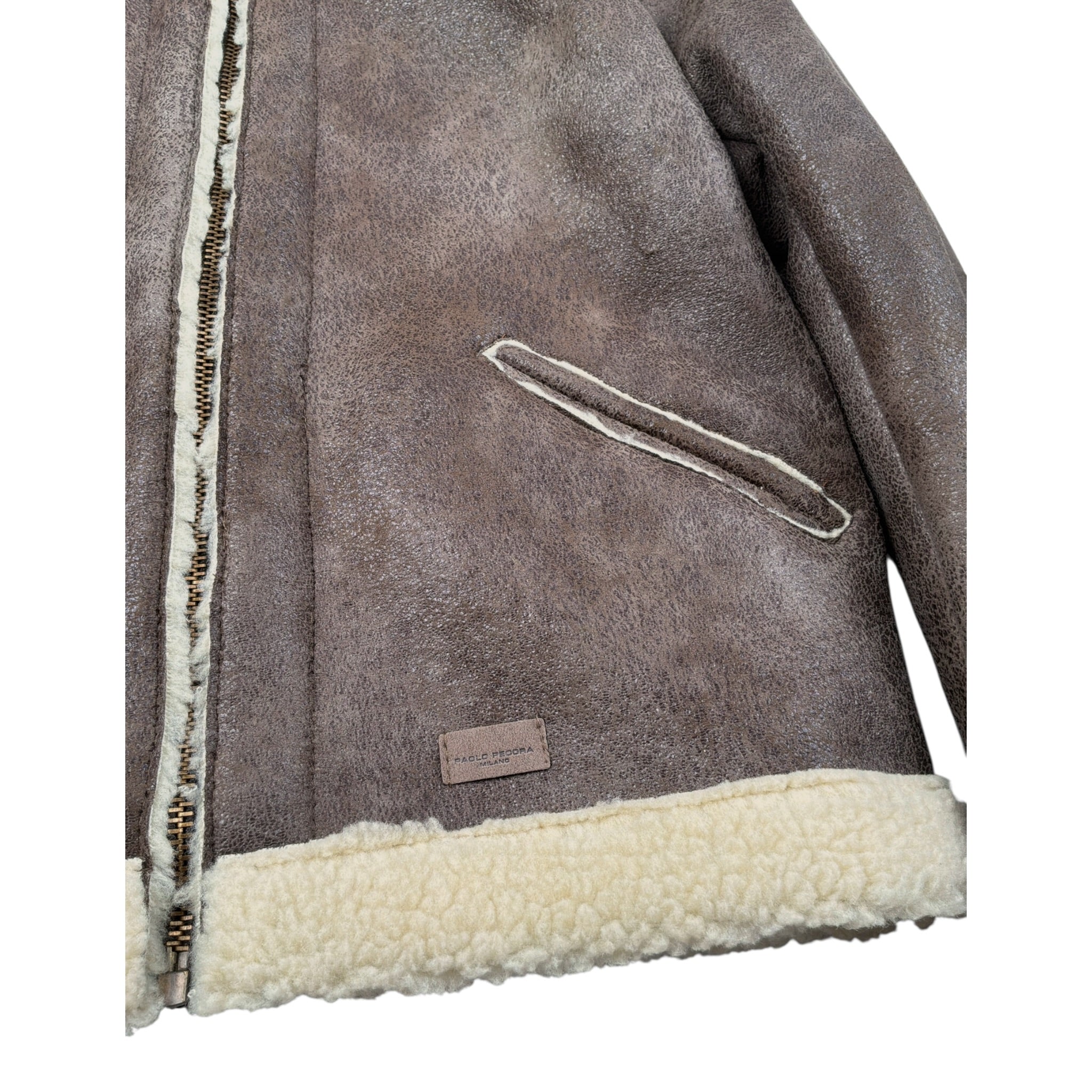 Paolo Pecora Montoni tinta unita Xon Cappuccio Marrone per Bambino PP3513 MARRONE PAOLO PECORA 