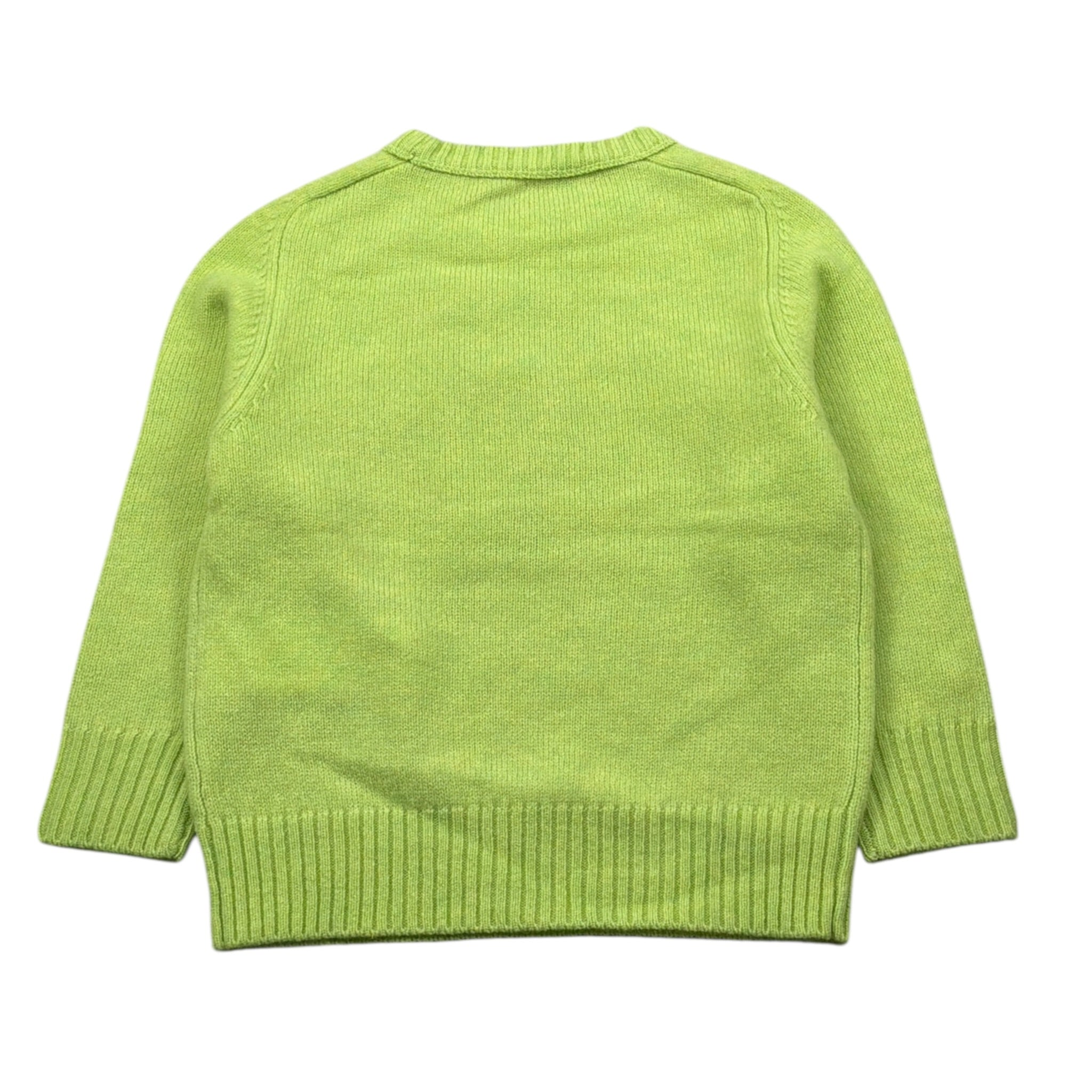 Paolo Pecora Maglia Girocollo tinta unita Verde per Neonato PP3744 VERDE PAOLO PECORA 