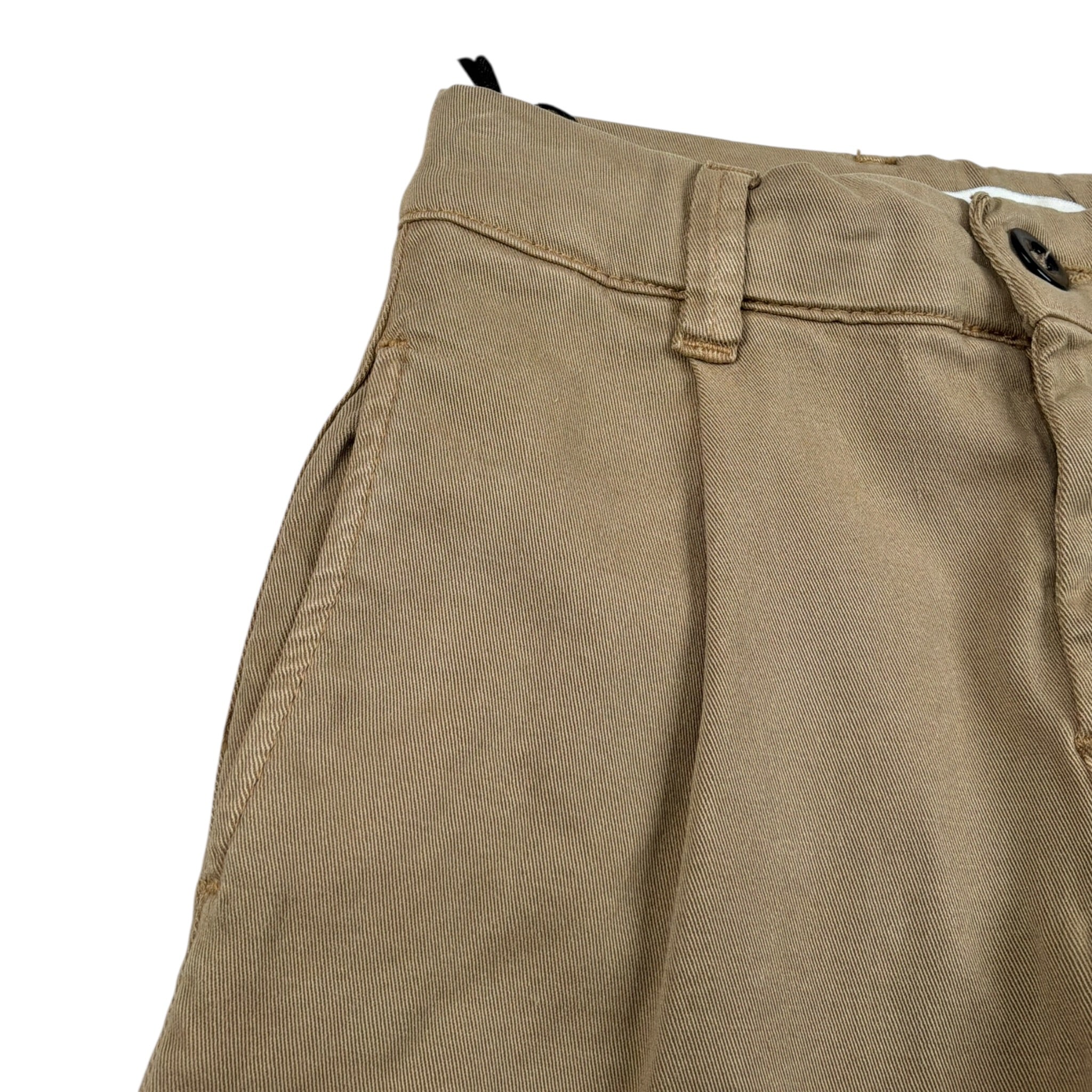Paolo Pecora Pantalone tinta unita con Girovita Regolabile Beige per Neonato PP3856N BEIGE PAOLO PECORA 