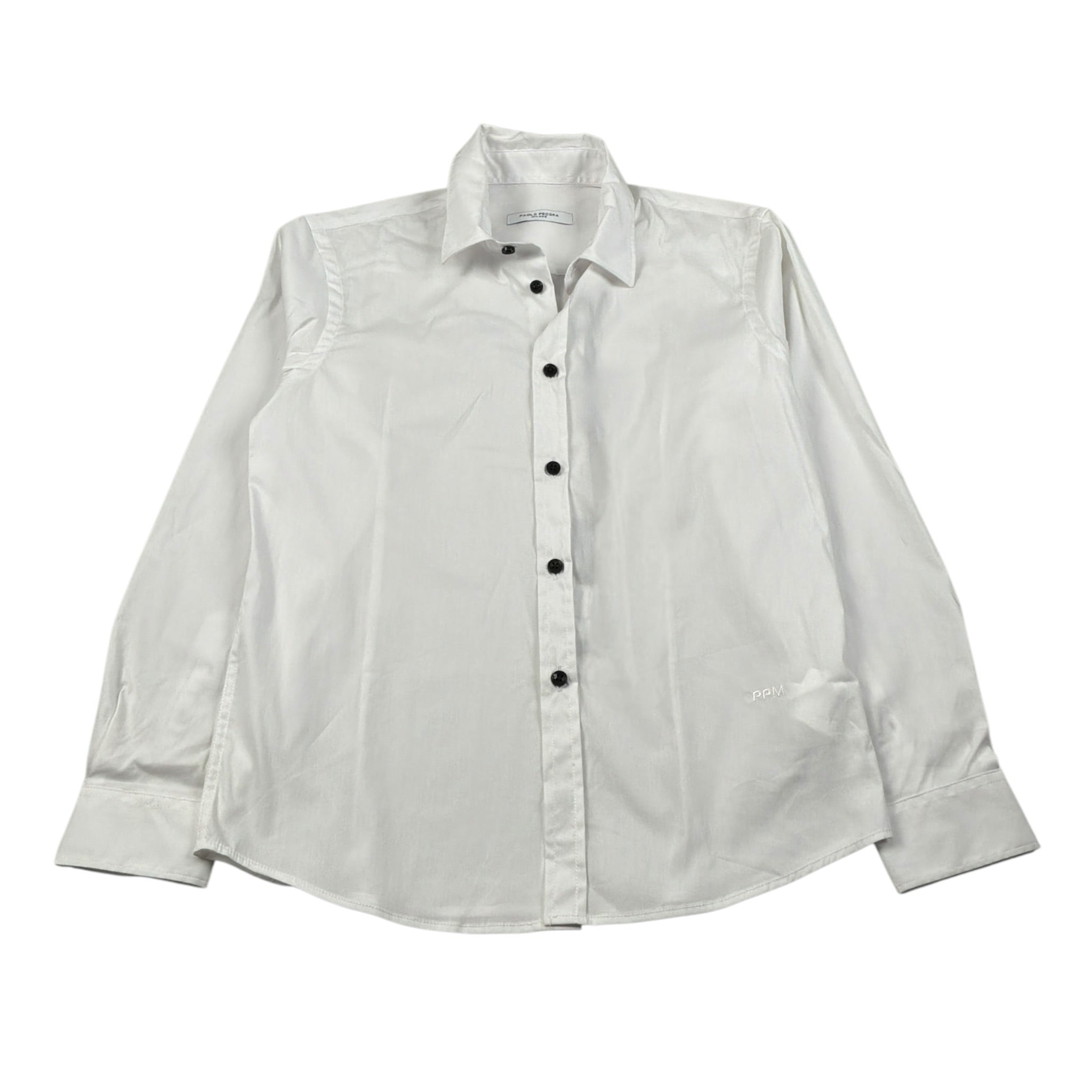 Paolo Pecora Camicia Manica Lunga tinta unita Bianco per Bambino PP3939 BIANCO PAOLO PECORA 