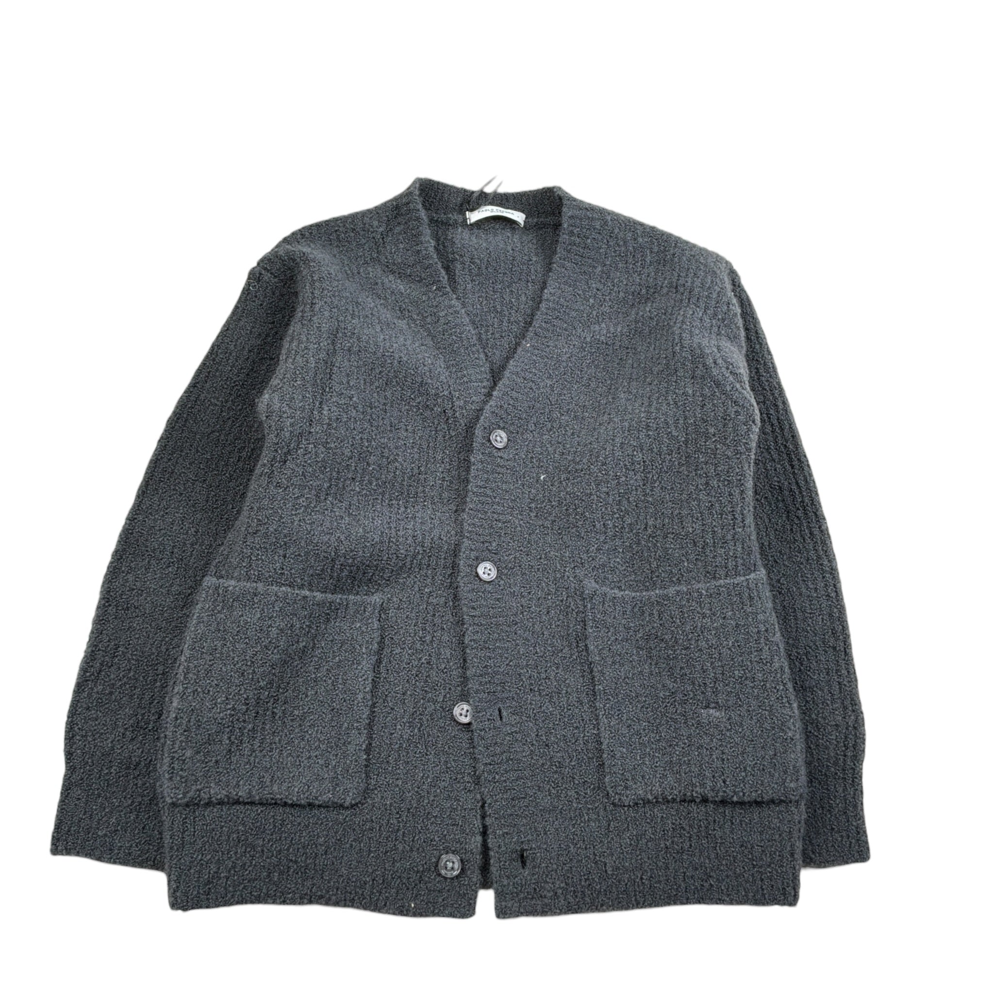 Paolo Pecora Cardigan tinta unita Scollo A V Grigio per Bambino PP4092X GRIGIO PAOLO PECORA 
