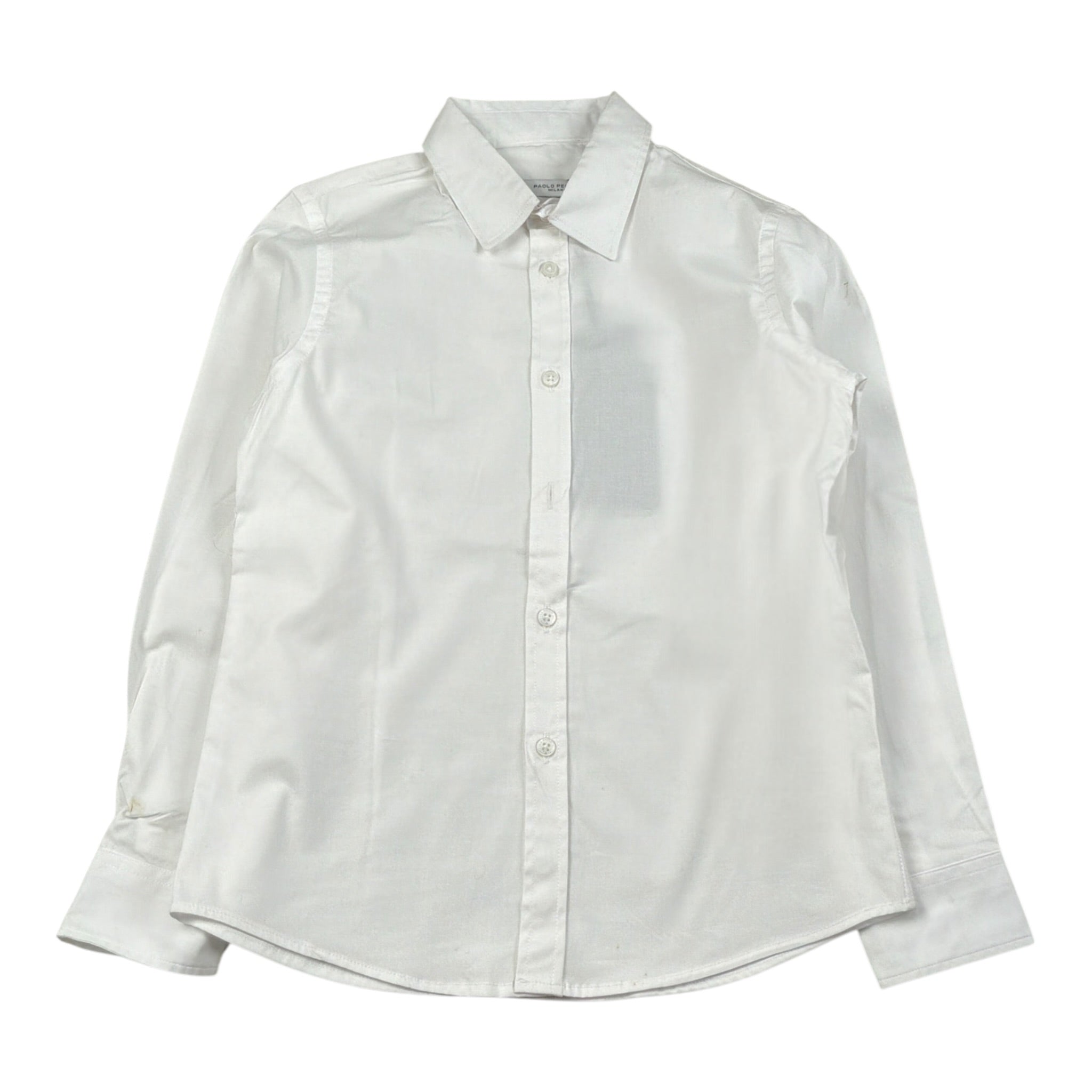 Paolo Pecora Camicia tinta unita Bianco per Bambino PP4103 BIANCO PAOLO PECORA 