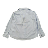 Paolo Pecora Camicia tinta unita con Fantasia A Righe Azzurro per Bambino PP4105 AZZURRO PAOLO PECORA 