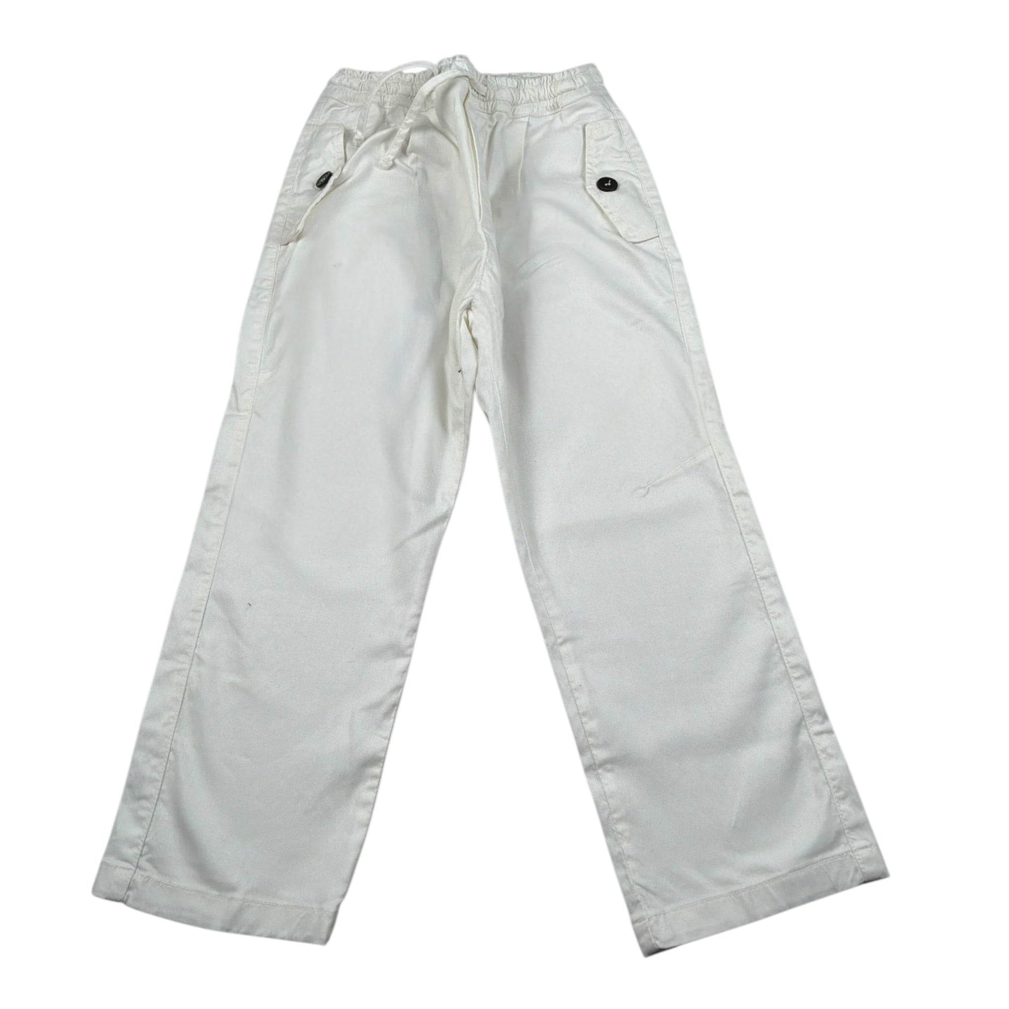 Paolo Pecora Pantalone tinta unita con Elastico In Vita Panna per Bambina PP4115X PANNA PAOLO PECORA 