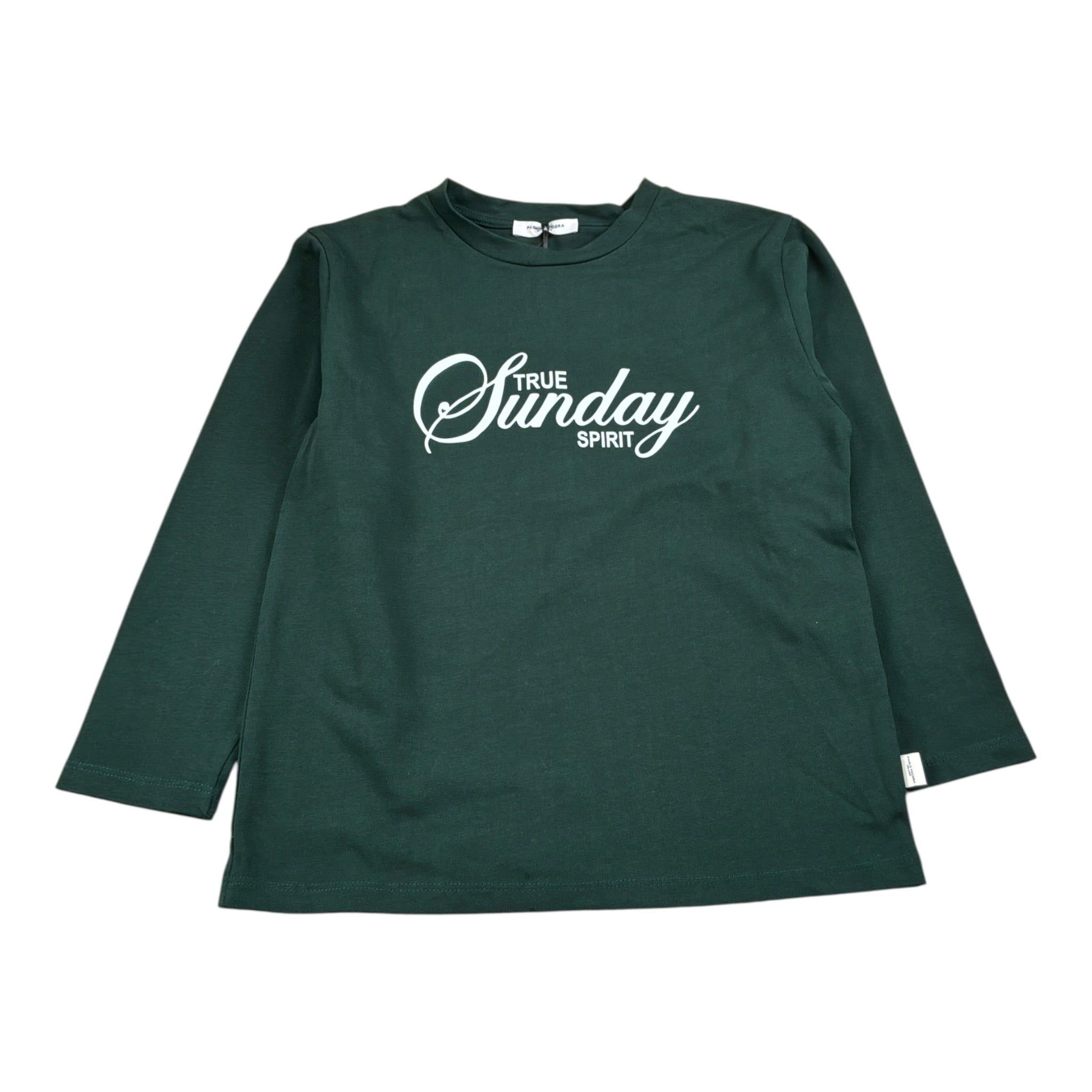 Paolo Pecora Shirt tinta unita con Stampa Verde per Bambino PP4131 VERDE PAOLO PECORA 