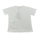 Paolo Pecora T-Shirt Girocollo tinta unita con Logo Bianco per Bambino PP4139 BIANCO PAOLO PECORA 