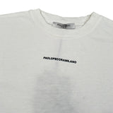 Paolo Pecora T-Shirt Girocollo tinta unita con Logo Bianco per Bambino PP4139 BIANCO PAOLO PECORA 