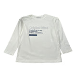 Paolo Pecora Shirt tinta unita con Stampa Bianco per Bambino PP4140 BIANCO PAOLO PECORA 