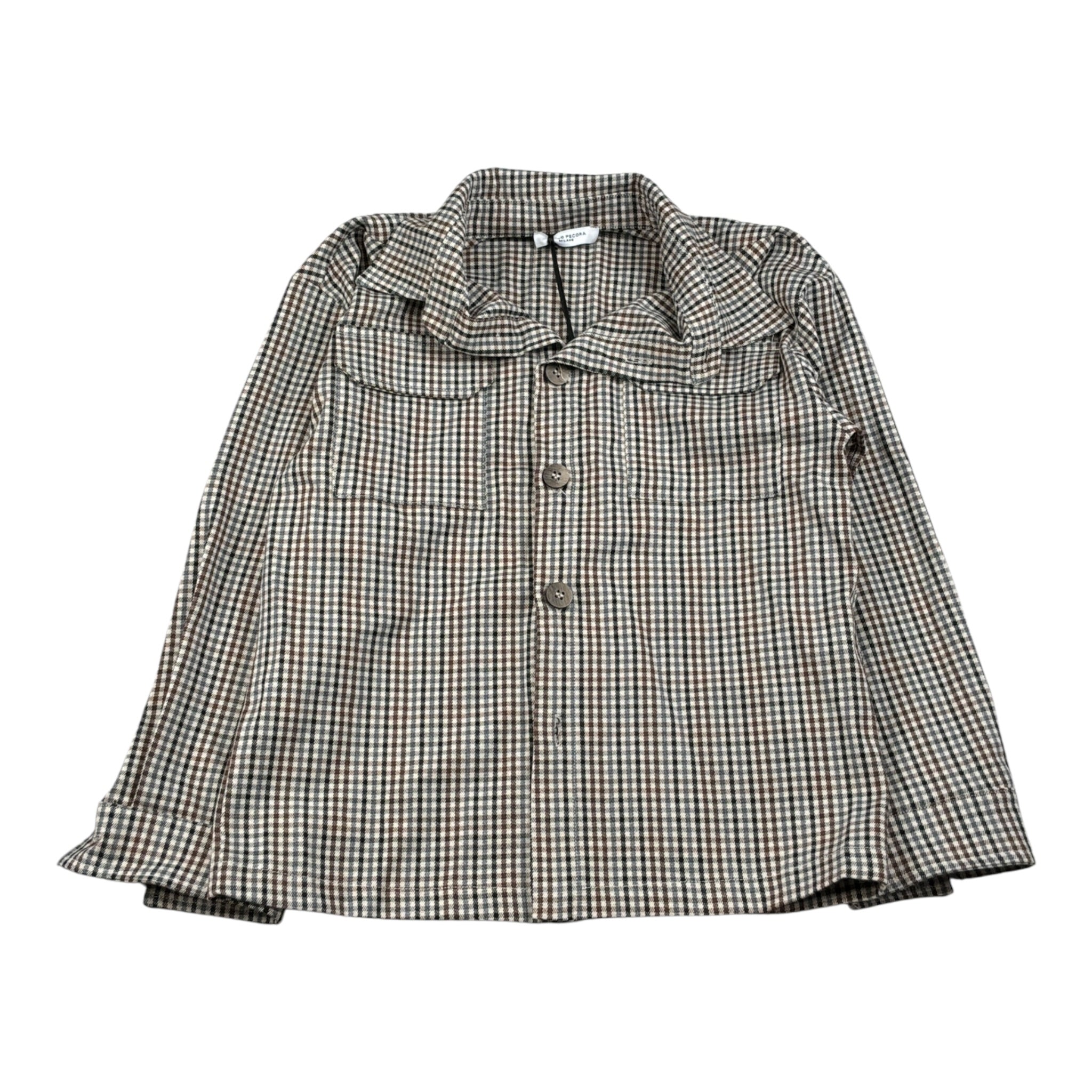 Paolo Pecora Camicia Manica Lunga Stampa Fantasia Beige per Bambino PP4148XX BEIGE PAOLO PECORA 