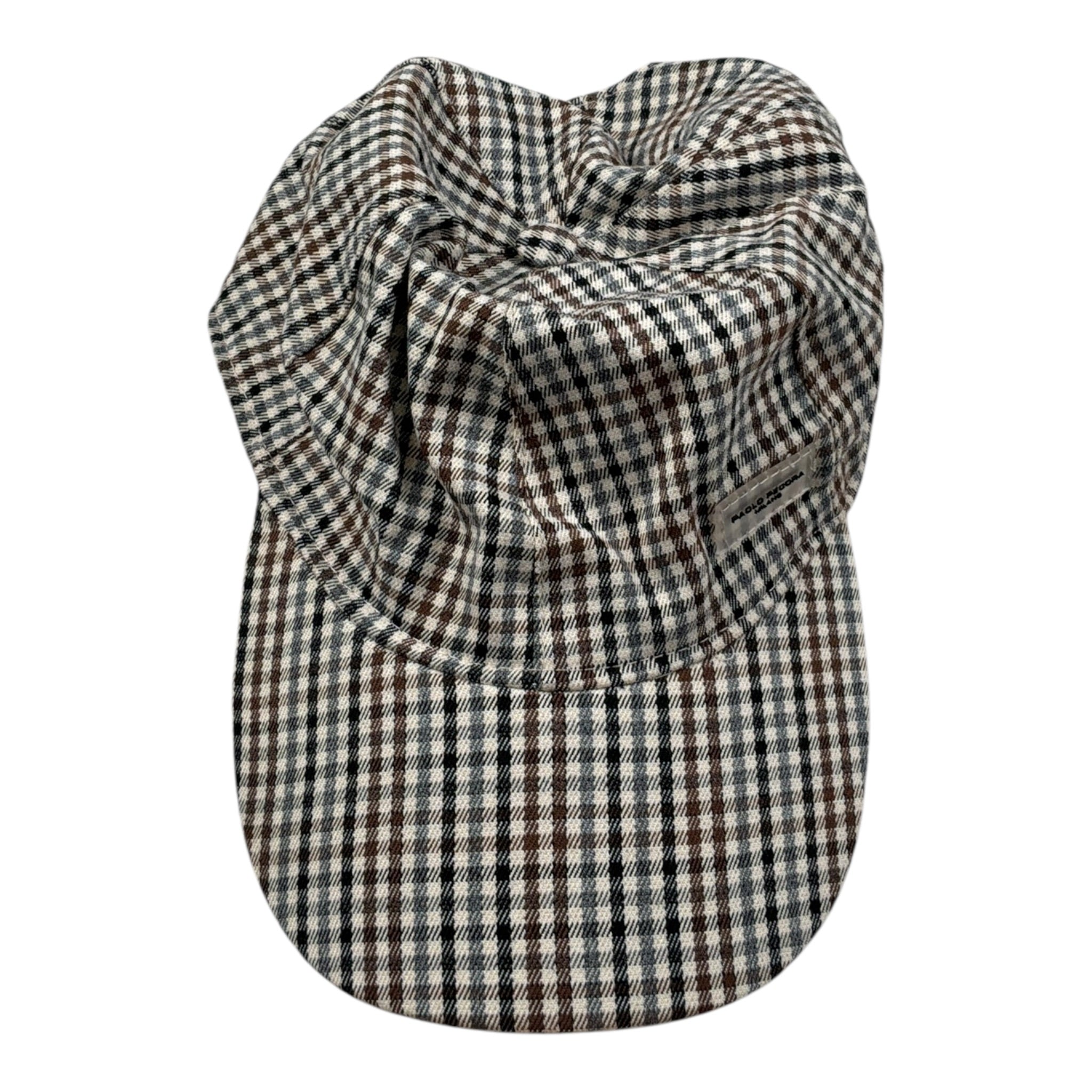 Paolo Pecora Cappello tinta unita con Visiera E Microfantasia Beige per Bambino PP41677 BEIGE PAOLO PECORA 